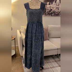 Denim Maxi Dress